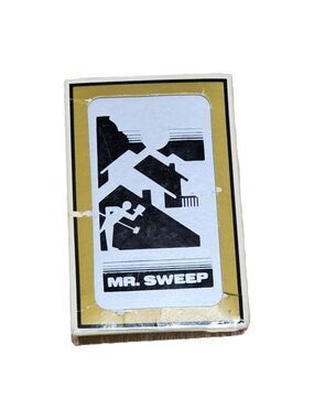 Gemaco Bridge Mr. Sweep Plastic Coated Vintage playing card deck